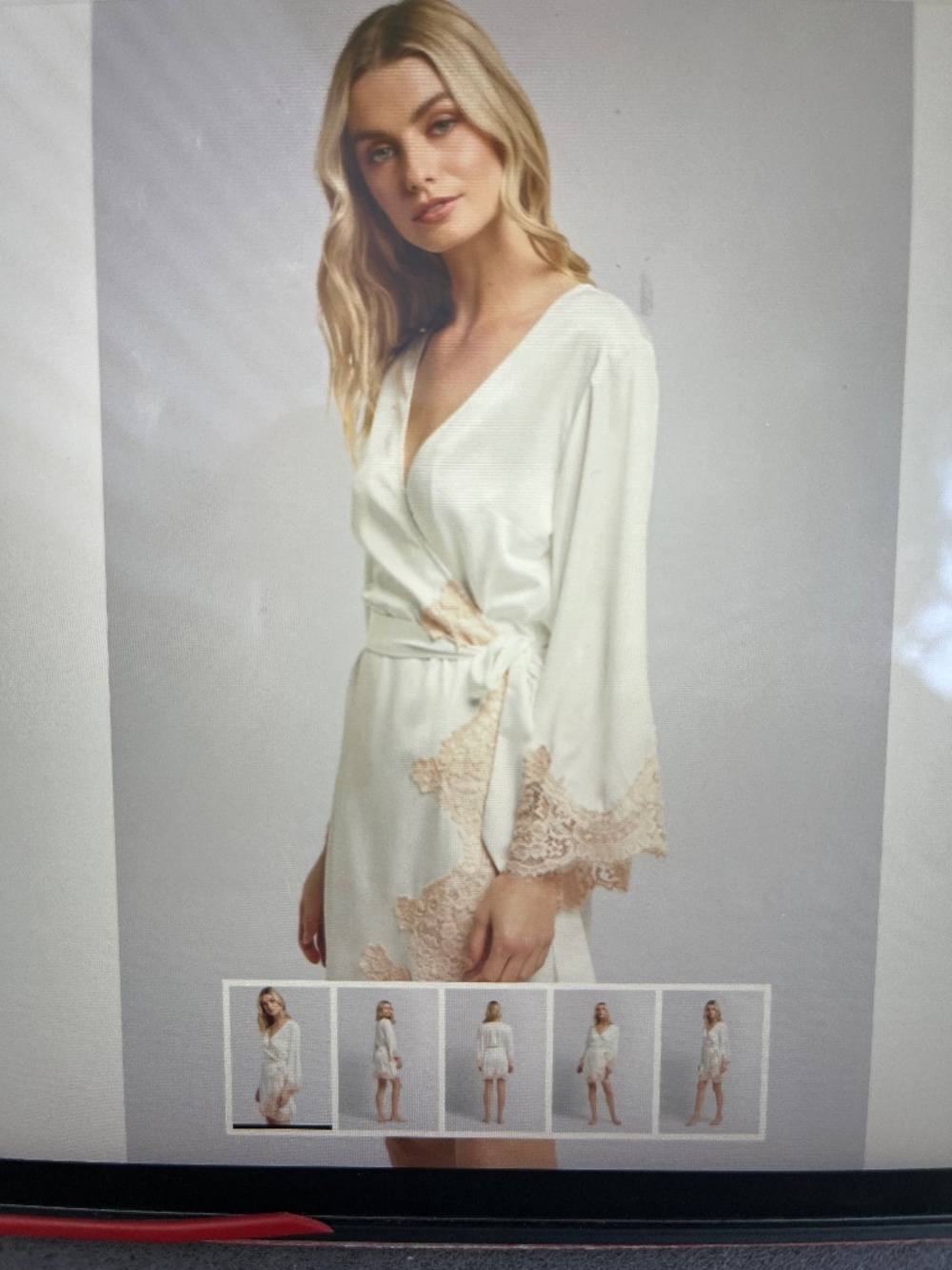 Bridal Slip and Robe Set NWT